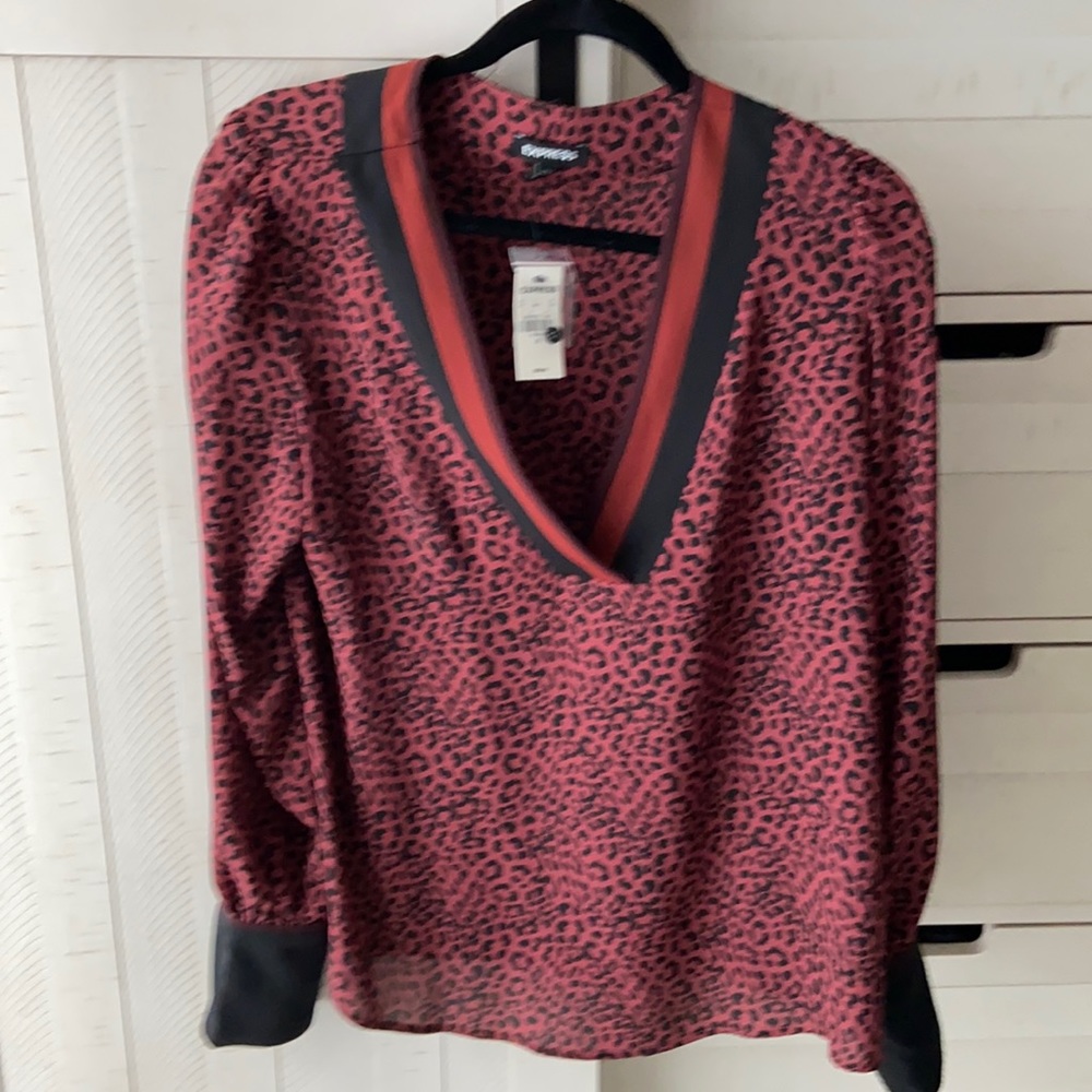 Tiger Print Shirt Express size M